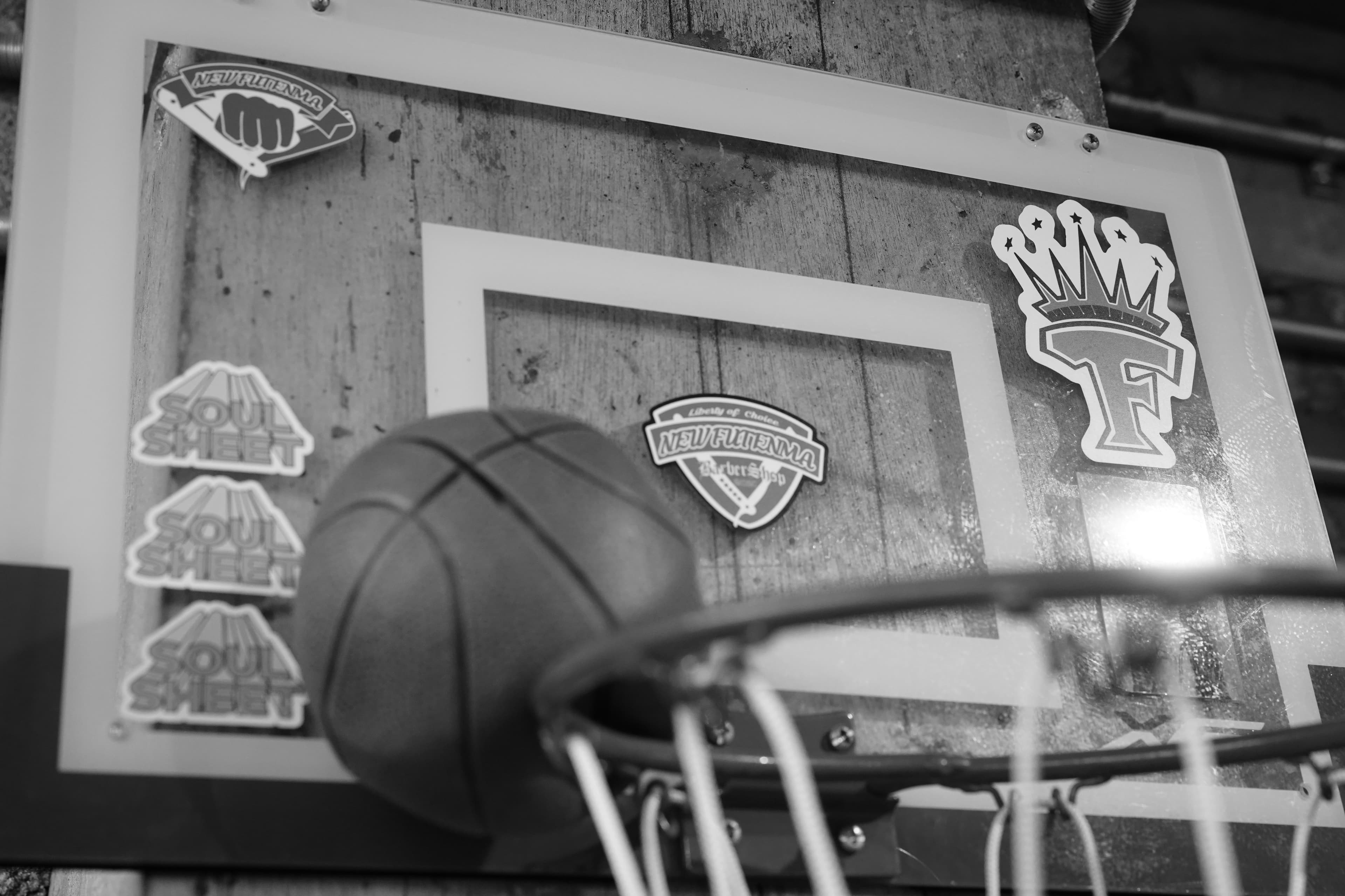 Professional barber at work - New Futenma Barber Shop