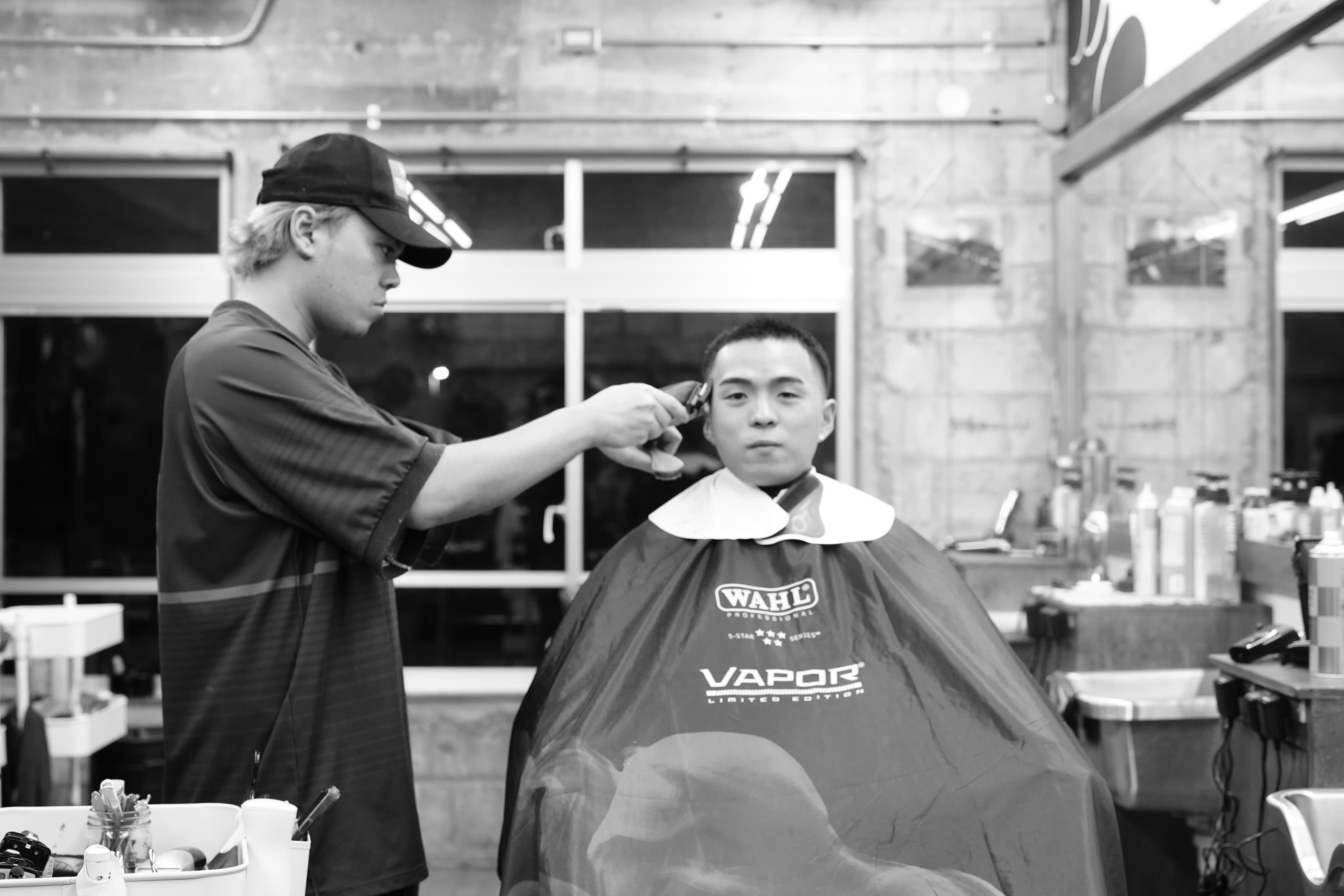 Haircut session - New Futenma Barber Shop